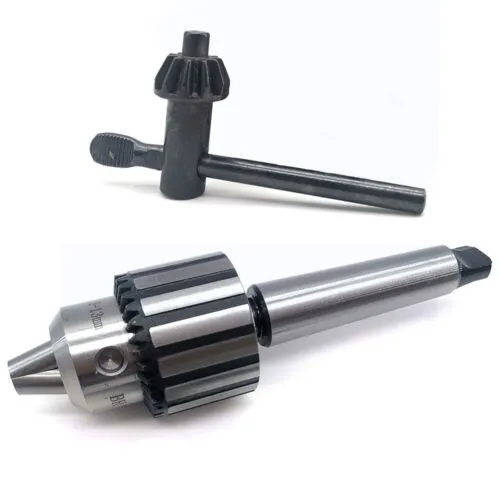 

Heavy Duty MT4-B22 Drill Chuck With Key 3/4" Clamping Range 40Cr Steel Construction For Precision Drilling & Milling
