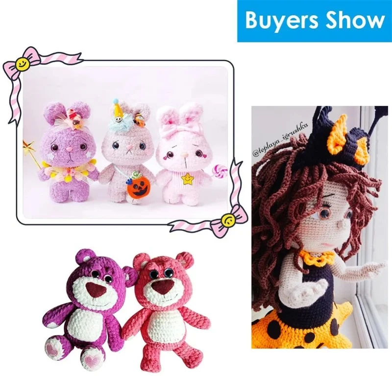 5-16 مللي متر مقلة العين إكسسوارات دمي البلاستيك الأسود أفخم عيون السلامة Amigurumi للعب 8 مللي متر 12 مللي متر لتقوم بها بنفسك لعبة مضحكة عيون الحيوان 50/100 قطعة #4