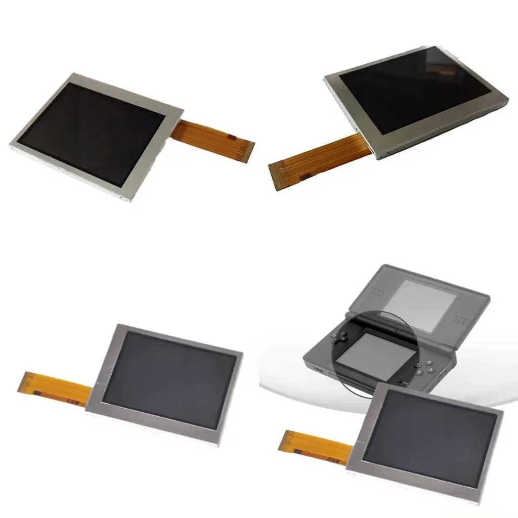 console-jogos-f62c-display-lcd-peca-sobressalente-para-jogos-substituicao-tela-superior-inferior