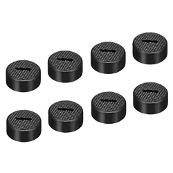 DMiotech 10Pcs Black Plastic Screw Carbon Brush Holder Cap Case Motor Electric Brush Cover Thread 19mm OD 15 ID 8mm Height