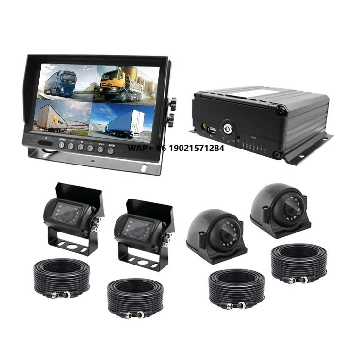 

Mdvr Camera Kit 12 to 24v Ip69k Waterproof Inside Truck Bus Backup CCTV System Car Security De Cote Pour School Bus