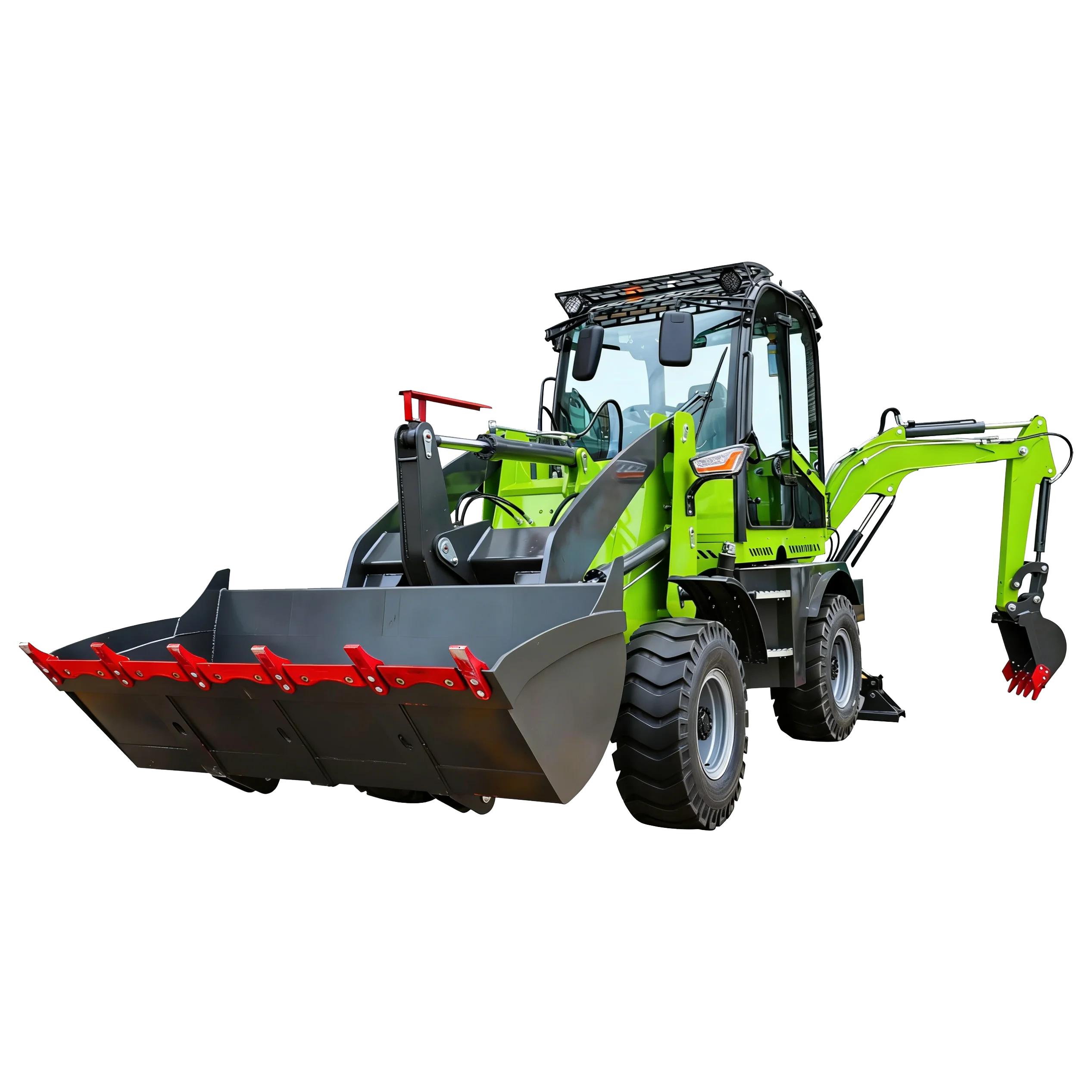 

Nicosail Backhoe Loader Euro 5 CE Approved Hydraulic Front Loader Excavator Digger for Agricultural Construction Site Europe