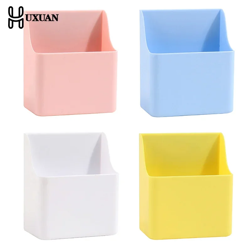 Plastic Magnetic Pen Holder Erase Marker Storage Box Pencil Organizer For Home Office Whiteboard Fridge Refrigerator