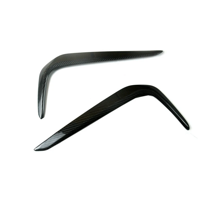 For BMW New 5 Series G30 G38 Special Front Fog Light Trim Front Bar Upper Wrap Angle Wind Knife Carbon Fibre