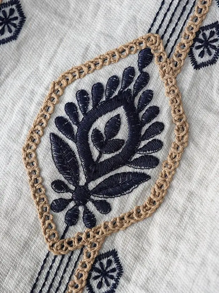 المطرزة الرجعية سترة المرأة النمط الصيني Vintage سترة بلا أكمام الرجعية القمم الإناث الخريف موضة جديدة