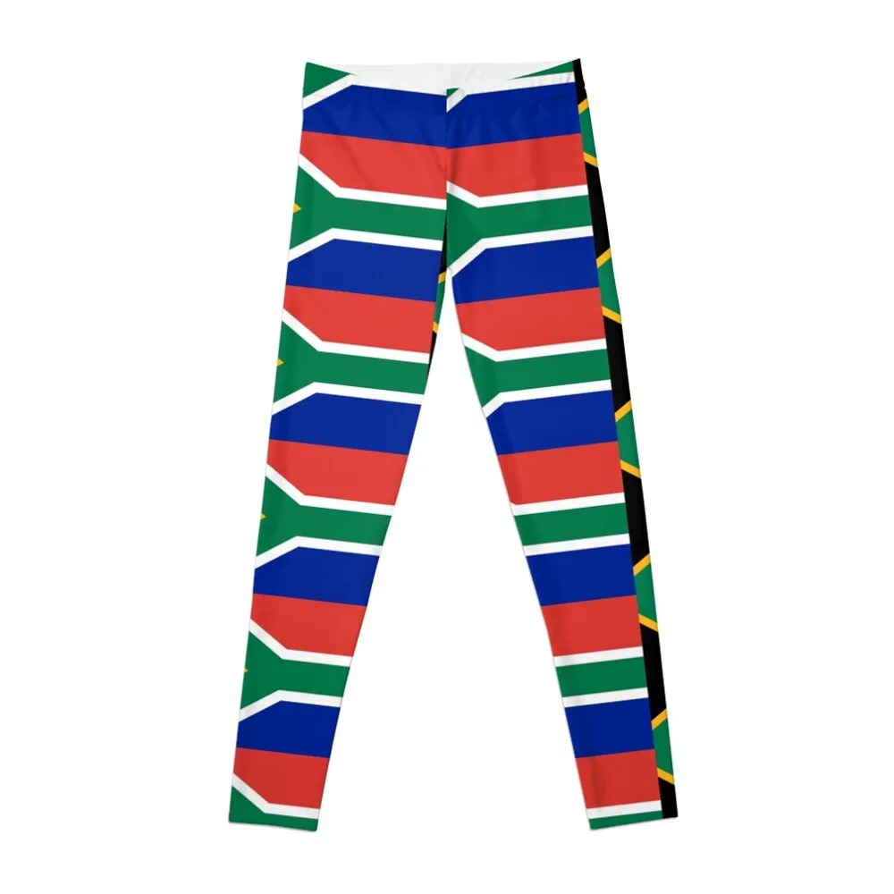 

South Africa South African Flag Leggings gym pants Clothing fitness fitness set gym sporty woman gym Womens Leggings