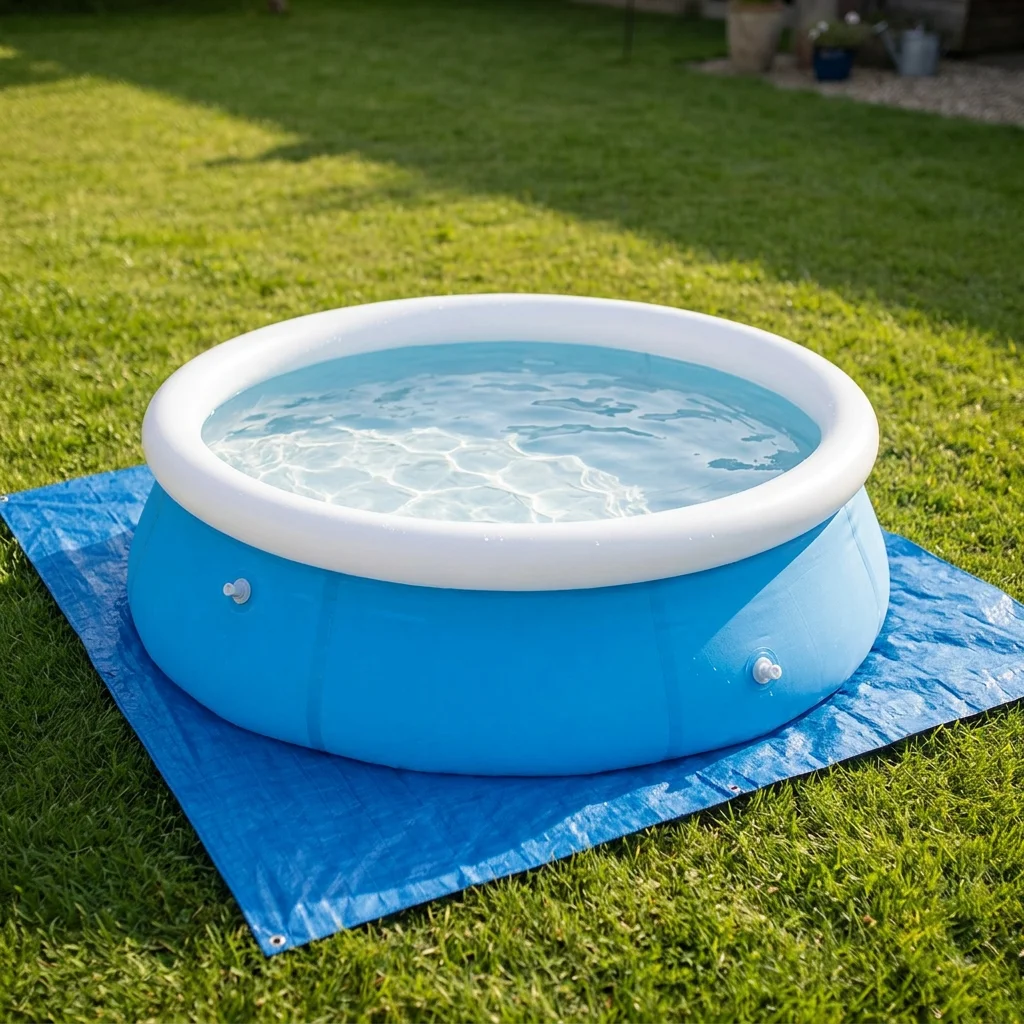 Lona para Cubrir Piscinas Cuadradas al Aire Libre, Lona Impermeable de Polietileno Tejido Grueso, Cubierta Antipolvo, Lona Protectora Solar, Tapete para el Suelo