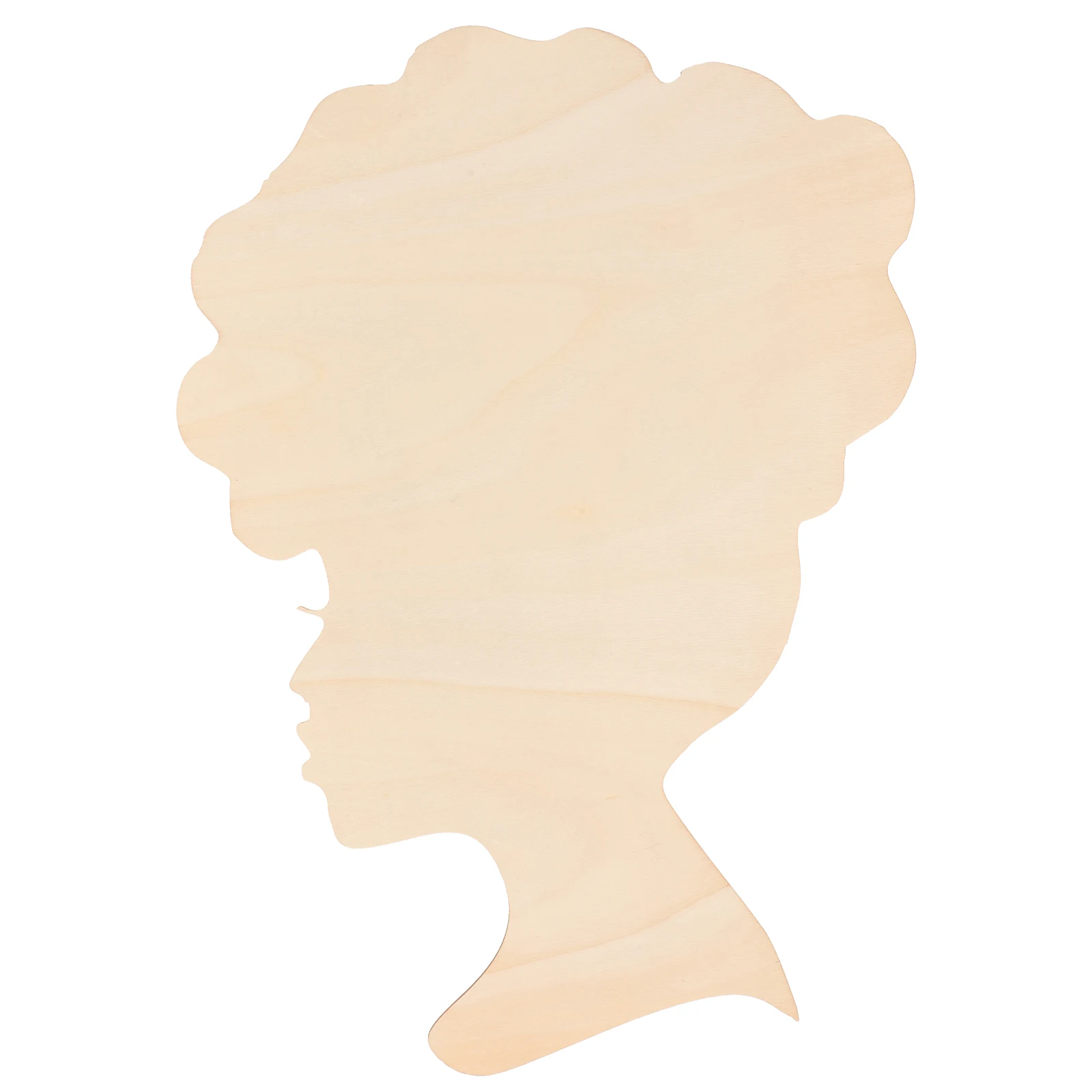

Wooden Facial Decorations Unfinished Heads for DIY Crafts Home Decor Painting Cutouts Wood Plaques Projects Sewing