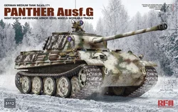 Ryefield 모델 조립 키트 RM-5112 독일 중형 탱크 Sd.Kfz.171 Panther G 1/35