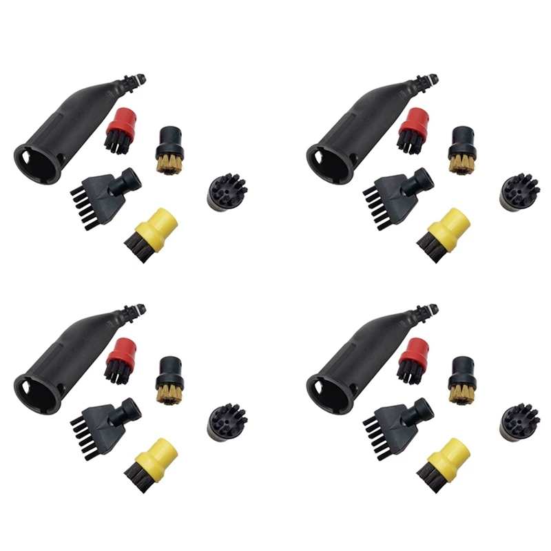 

4X Steam Cleaner Slit Nozzle Brush Sprinkler Nozzle Head Flat Brush For KARCHER SC1/SC2/SC3/SC4/SC5 Steam Cleaner Brush