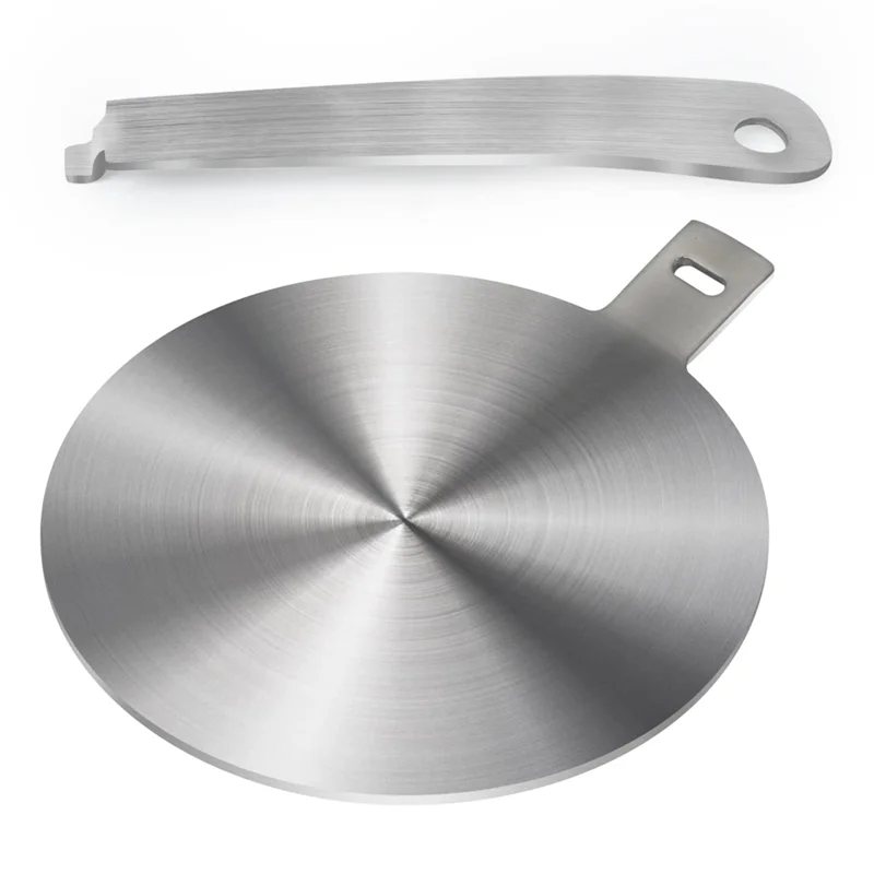 

IALJ-Detachable Handle Heat Diffuser Induction Plate Adapter For Glass Cooktop For Electric/Gas Stove