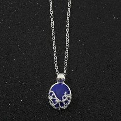 Popular Movie Vampire Diaries Necklace Elena Gilbert Vervain Romantic Crystal Pendant Necklace For Women Charm Jewelry