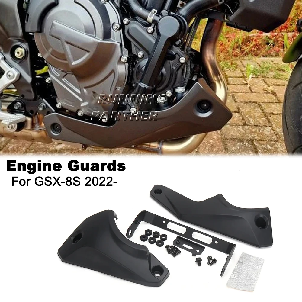 

Защита двигателя мотоцикла, подходит для Suzuki GSX-8S GSX 8S GSX8S Gsx-8S 2022 2023 2024, аксессуары, комплект защиты живота двигателя