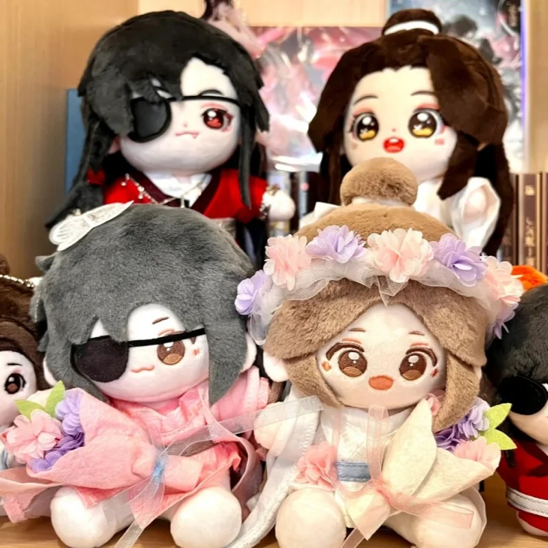 

Heaven Official Blessing Xie Lian Hua Cheng Plush Cotton Doll San Lang Stuffed Tian Guan Ci Fu Plushie Anime Peripheral Giftt