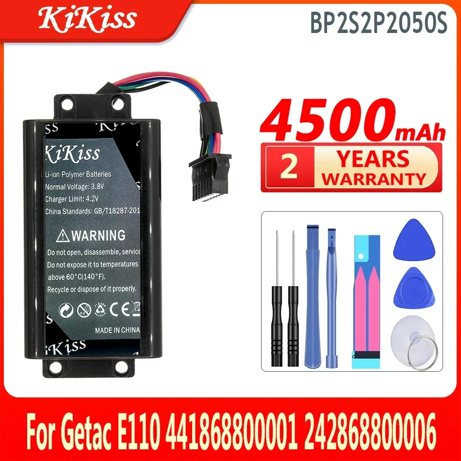 

4500mAh KiKissl Battery BP2S2P2050S For Getac 441868800001 242868800006 E110 Bateria High Capacity