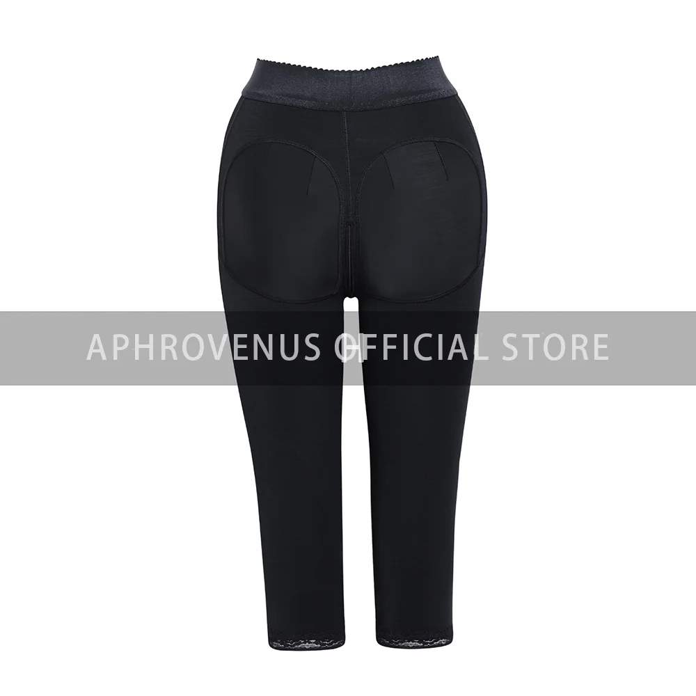 High Waisted Adjustable Front Closure 3 Hook-eyes Long Pants Slimming Body Shaper BBL Fajas Women Tummy Control Underwear