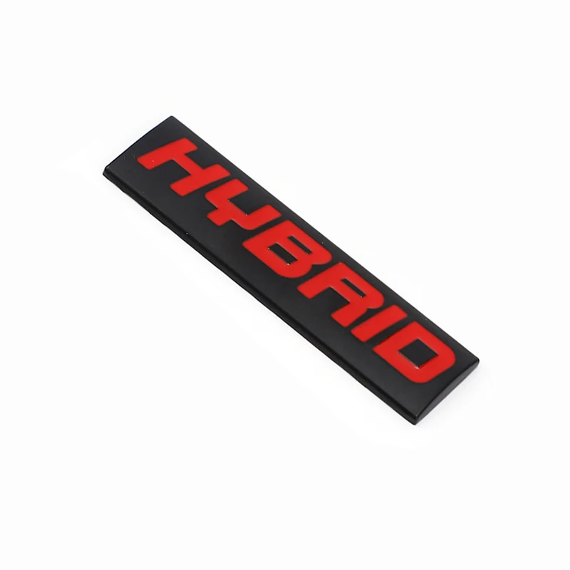 Matel HYBRID Letter Emblem Badge Car Sticker Decal For Toyota Camry Prius Crown Corolla Venza Land Cruiser Hilux Vista Caldina