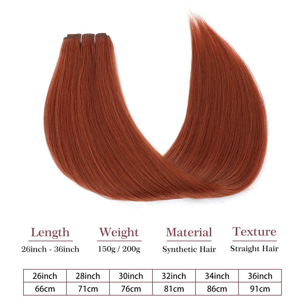 البروتين الحيوي طويل حزم من شعر مفرود لينة الكروشيه الضفائر وصلات شعر الاصطناعية مقاومة للحرارة تجديل الشعر 26 28 30 32 34 #4