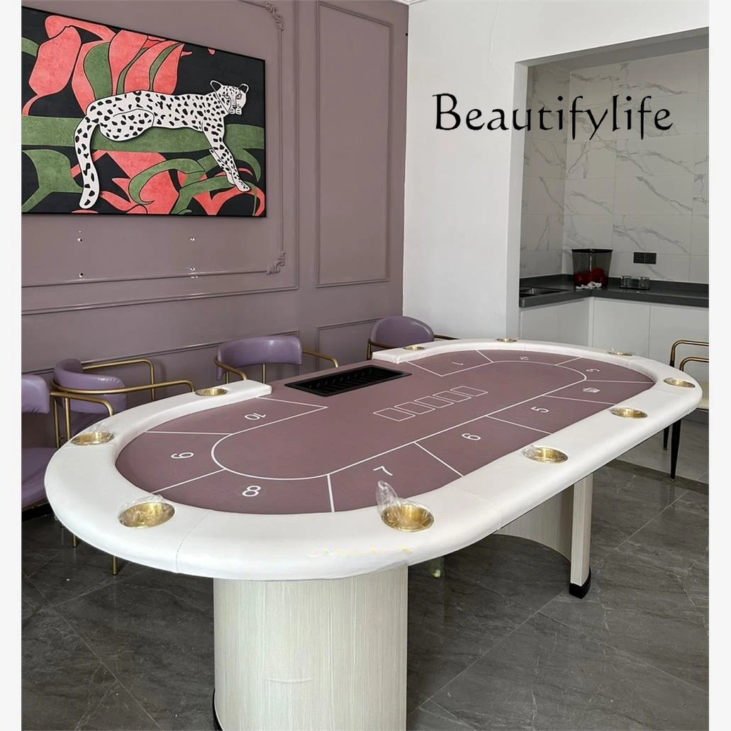 Professional Texas Hold'em Table Baccarat Poker Table Luxury High-end Special Texas Table