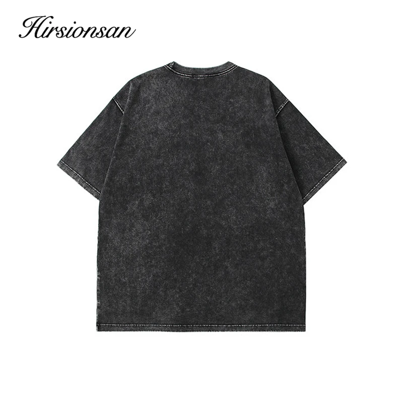 Hirsionsan 100% Cotton T Shirt Women 2024 Summer New  Basic Cool Tees Casual Loose Tshirt Chic O Neck Female Couple Tops M-2XL