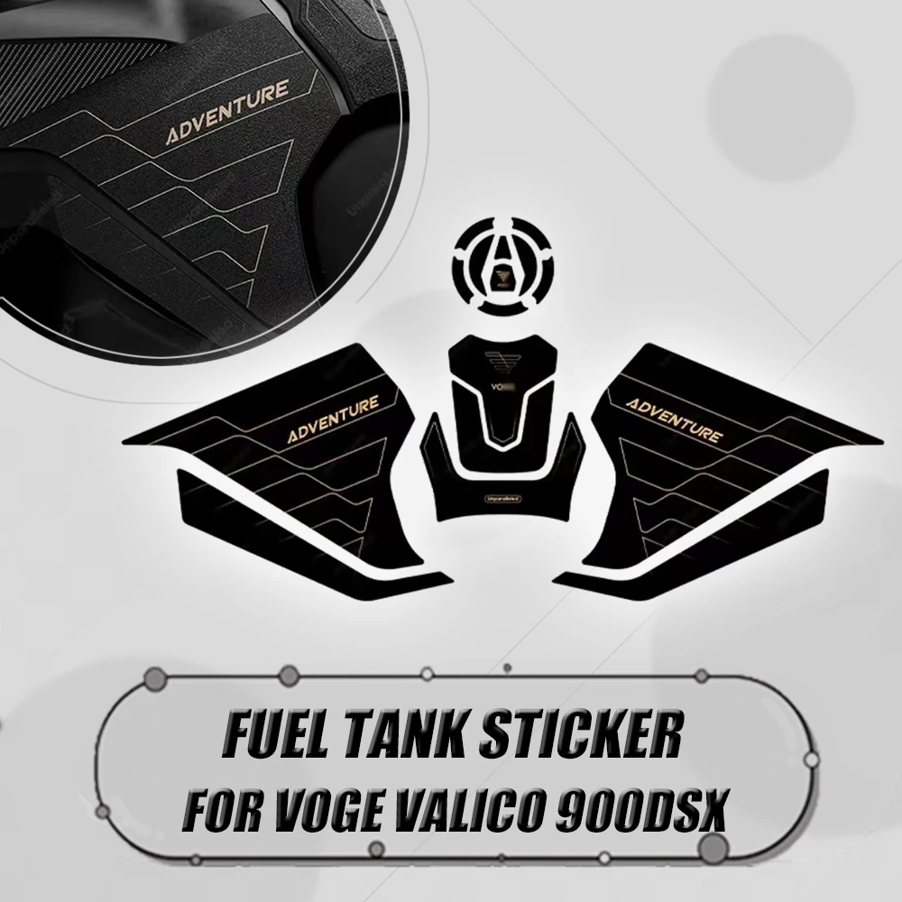 For VOGE Valico 900DSX DS900X 900 DSX DSX 900 Fuel Tank Sticker Fuel Tank Cover Sticker Decal Anti-slip Sticker