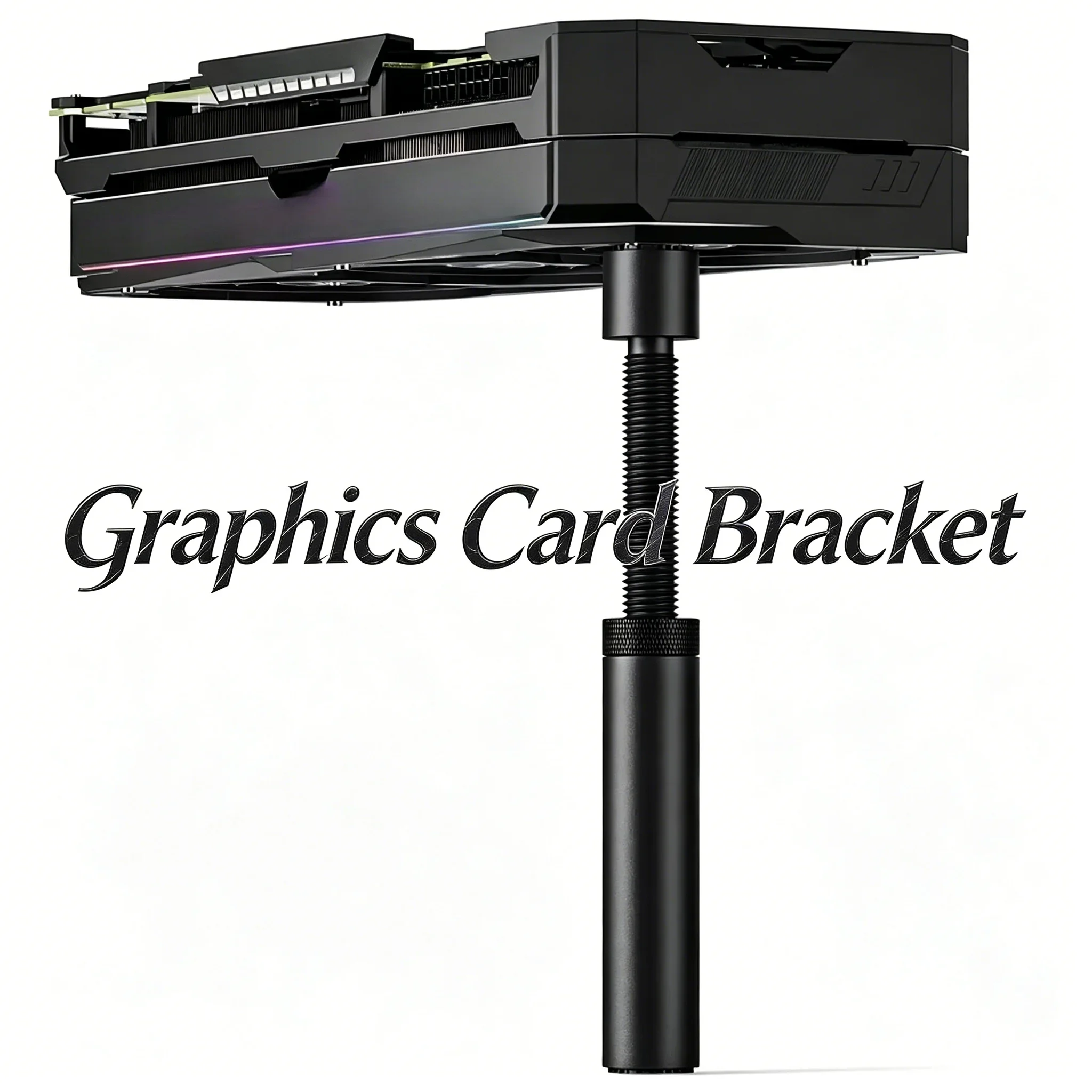 Telescopic Rotating Magnetic GPU Anti Sag Bracket Adjustable Vertical Graphics Card Holder For Desktop PC Gaming Computer Case