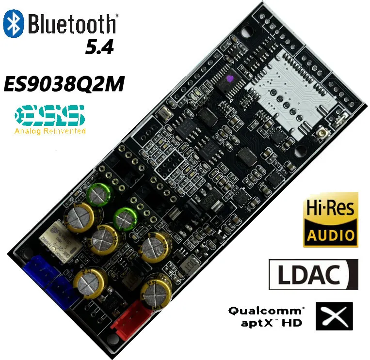 Dual parallel ES9038 Bluetooth 5.4 QCC5181 U disk Wav decoding app control amplifier Ldac