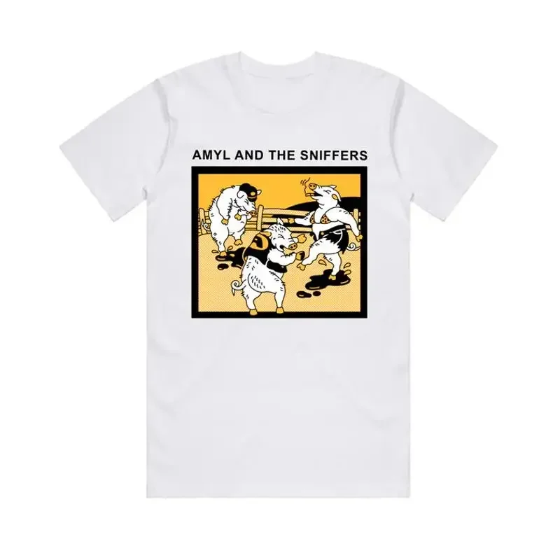 Amyl And The Sniffers Band Cotton T Shirt Full Size El190