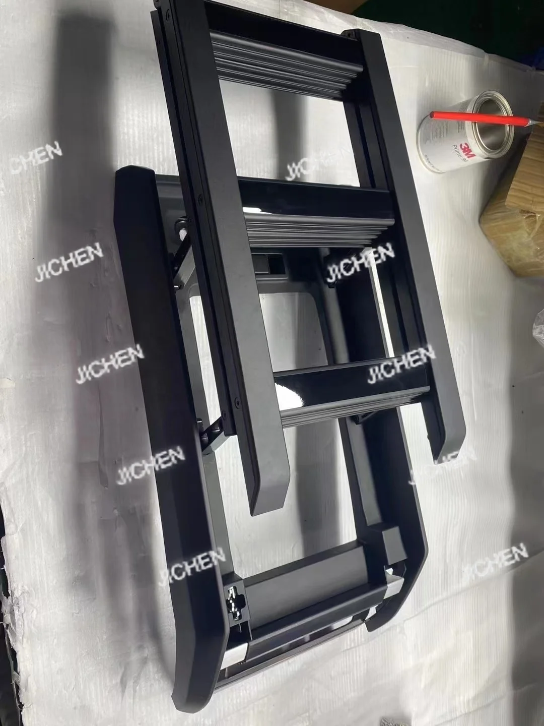 For Land Rover Defender L663 2020 + Expandable Roof Side Ladder Defender L663 2020 + Expandable Roof Side Ladder