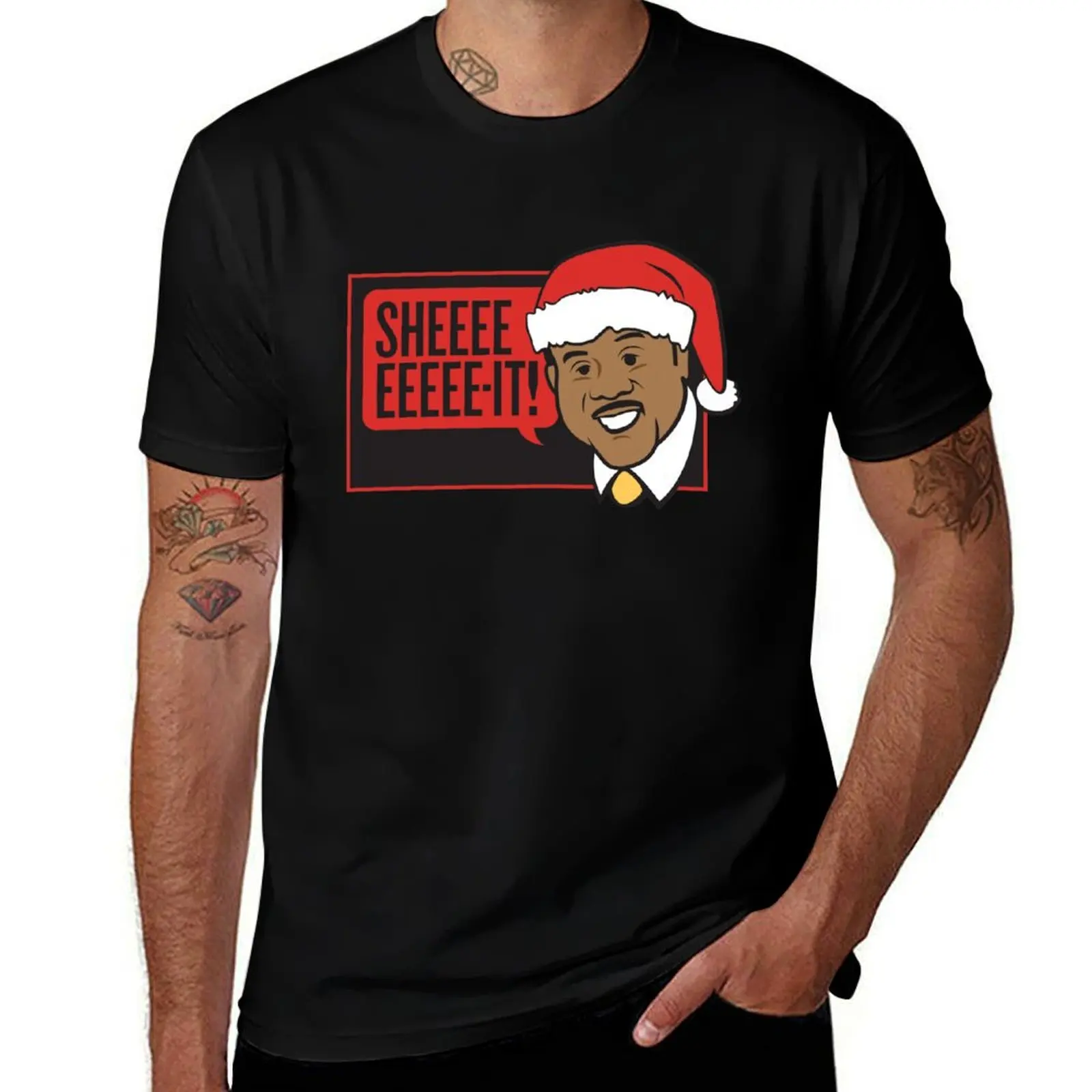 Sheeeeeeeee-it! XmasWear T-Shirt Moisture Control Sports Tee