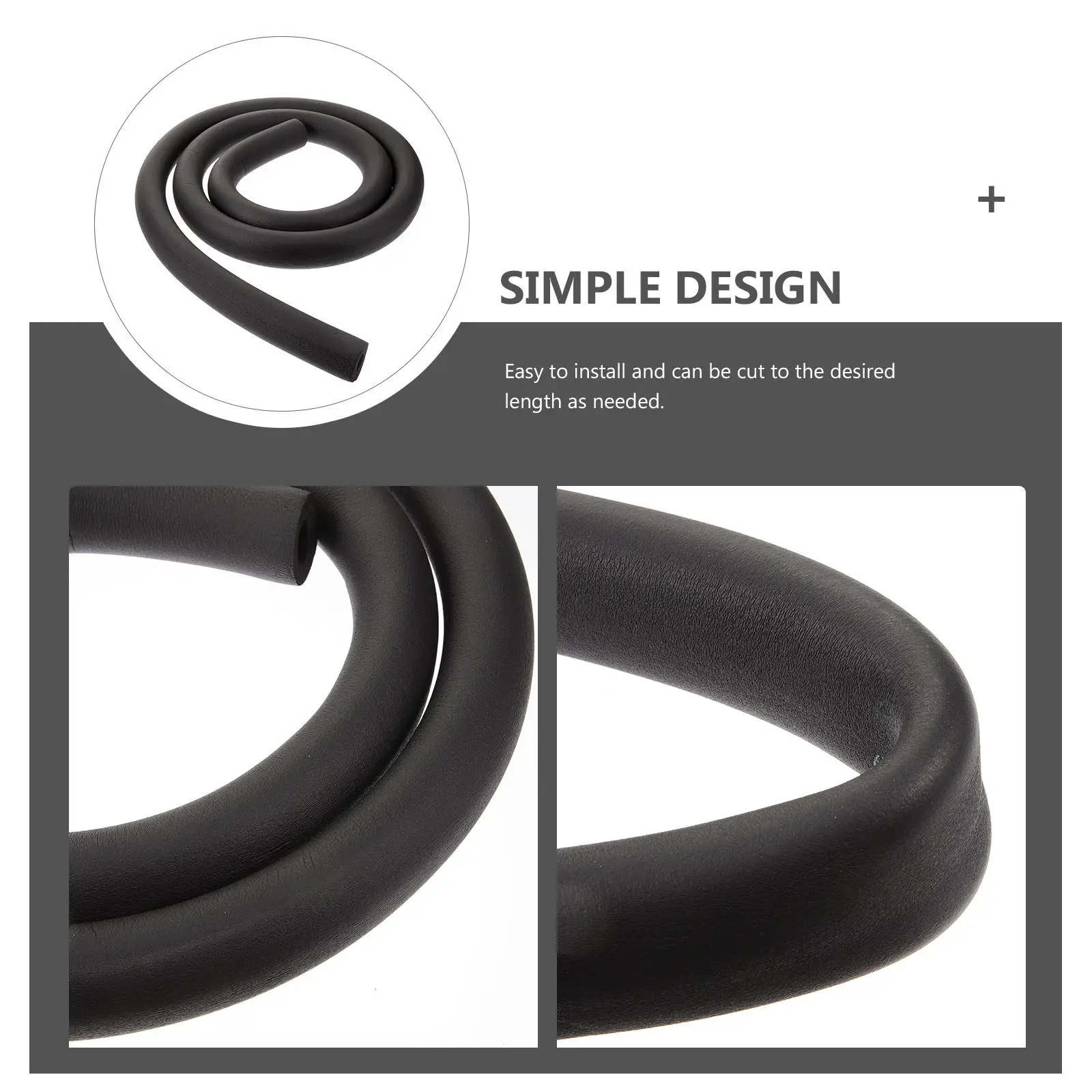 

Thickened Insulation Rubber Tube for Outdoor Plumbing Solar Cut to Length Insulation Cover Covers for Winter