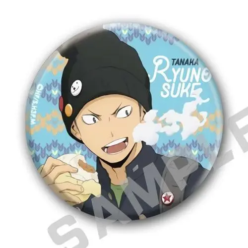 Anime Haikyuu!! Shoyo Hinata Tobio Kageyama Kei Tsukishima Cosplay Spilla Ciondolo Distintivo Ambito Regalo