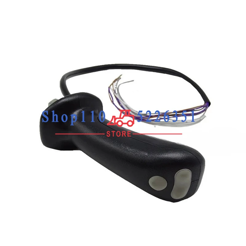 For Sany 150 Zoomlion 280 XCMG Cait Sunward Handle Rubber Rotary Drilling Rig Rexroth Joystick Handle Glue 4 Button Keys 12mm