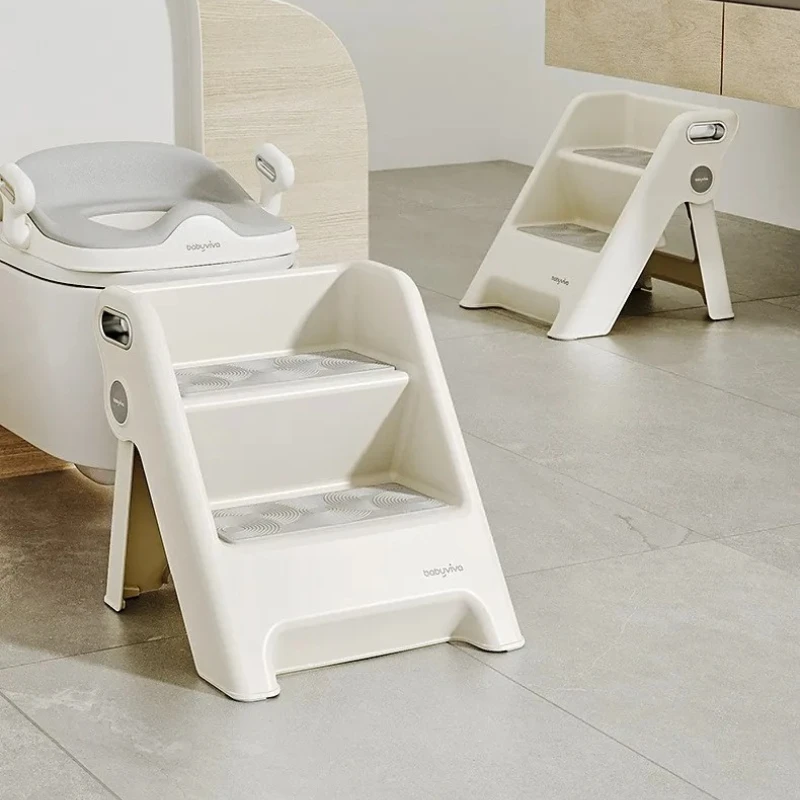 

1 шт., домашняя многофункциональная складная детская лестница для мытья рук, подставка для ног, подставка для ног, нескользящая подставка для ванной комнаты