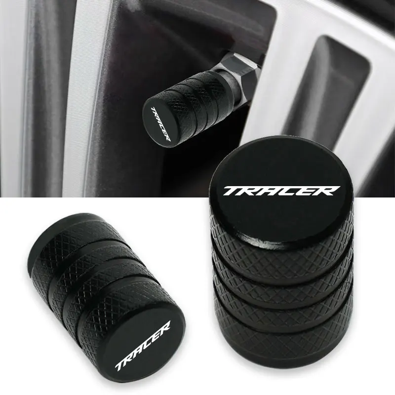 For YAMAHA Tracer MT07 MT09 Tracer 700 900 700gt 900gt 700 gt With Tracer logo Aluminium Wheel Tire Valve caps Airtight Covers