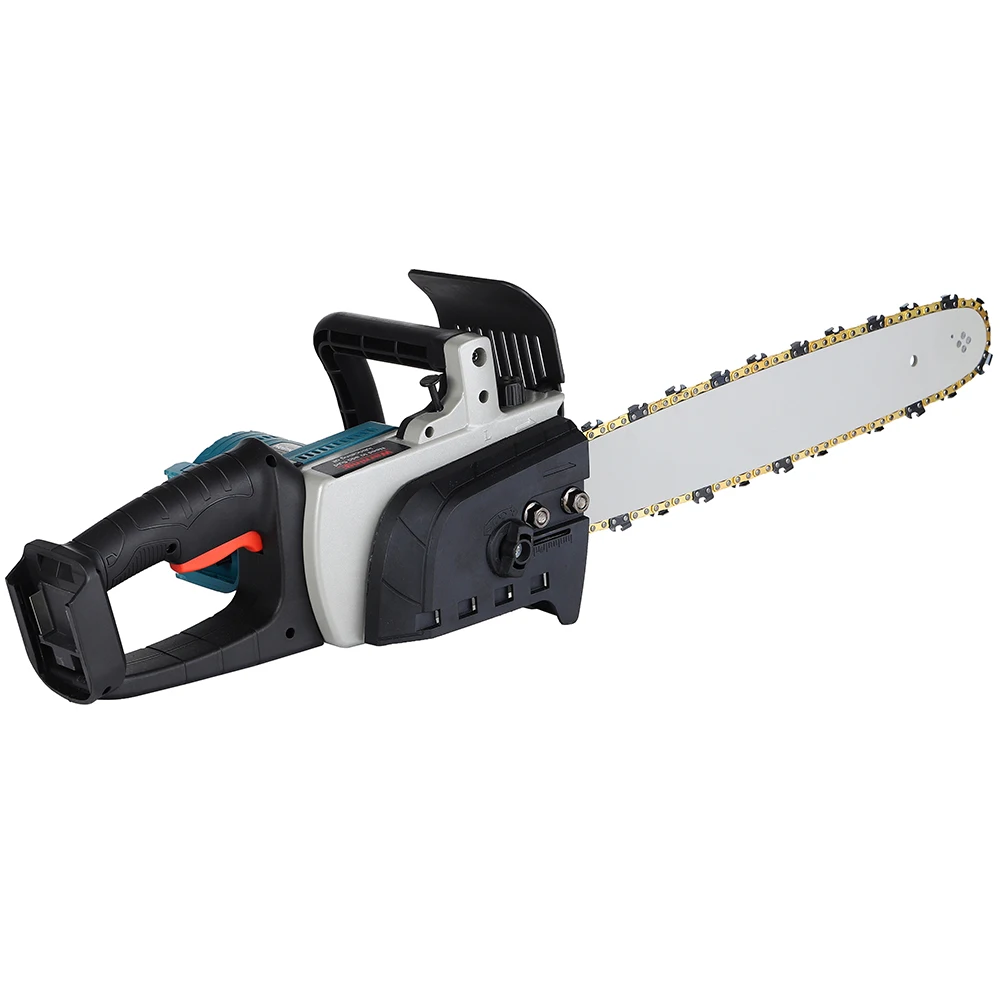 36V Rechargeable Lithium Battery Powered Brushless Cordless Chain Saw Electric Chainsaw,Compatible Makita 18V BL1840 1850 1860