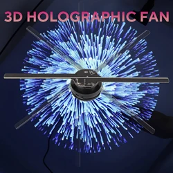 3D Hologram Fan 224 LED Light Beads High Resolution 3D Advertising Player for Business Store Shop  Holographic Projector Fan