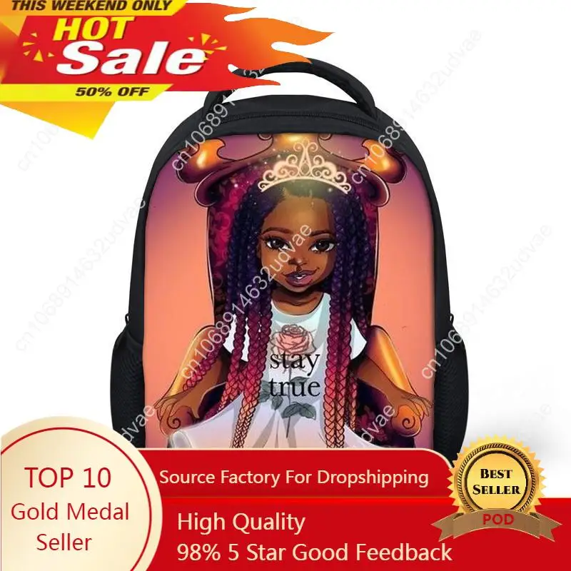 

Afro Baby Girl Bags for Girls Tollder Kids Boys Cartoon Storage Backpackbag Children Cute Shoulder Bags Travel Mochila
