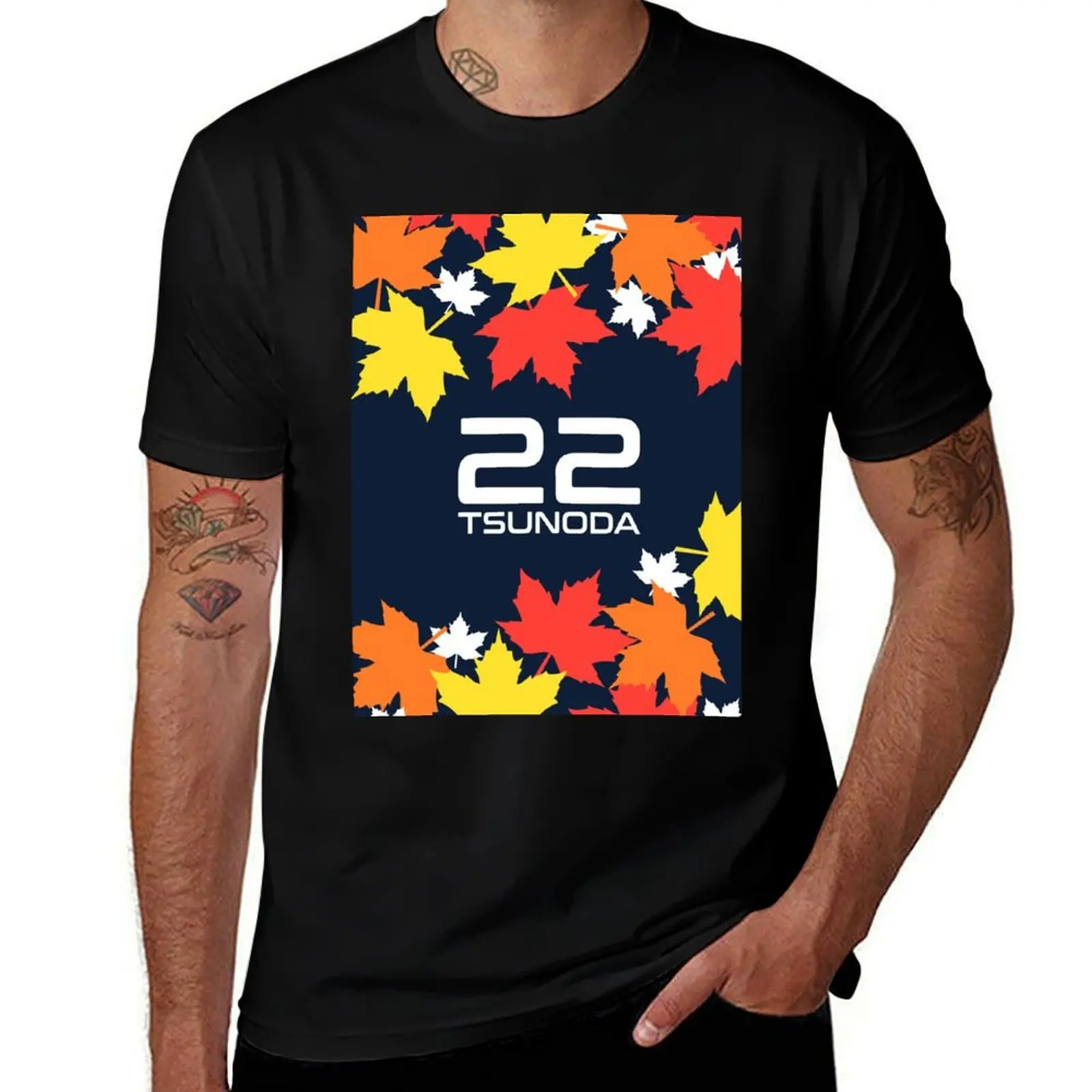 

F1 2024 - Yuki Tsunoda #22 T-Shirt anime sports fans boys animal print men t shirts high quality