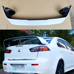 Alerón trasero de Material ABS para coche, accesorio de Color de imprimación para Mitsubishi LANCER EVO, 2010-2014