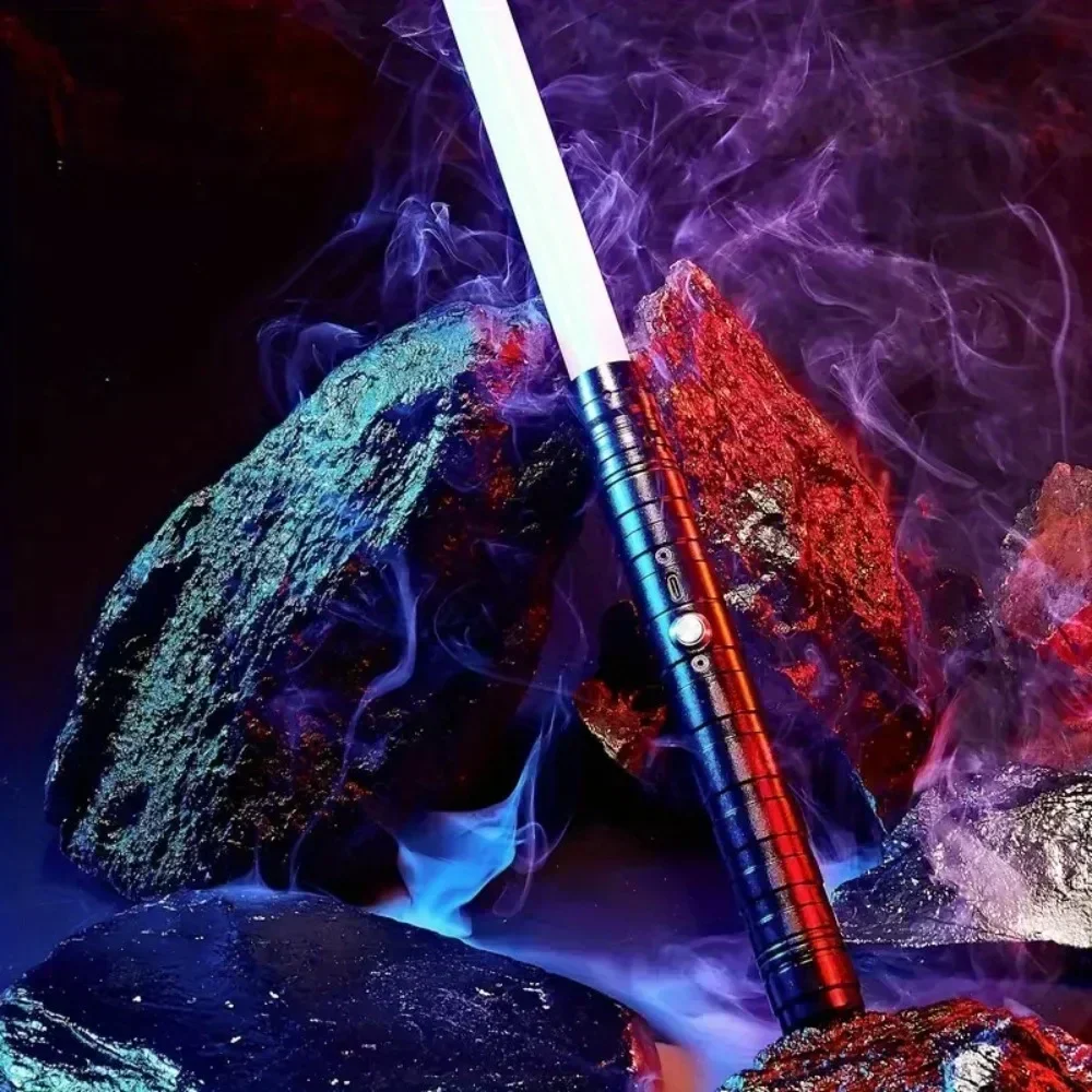 MO Lightsaber Metal  Laser Sword Toys Light Saber 7 Color Change Kids Soundfonts Force FX FOC Blaster Toys Jedi Laser Sword Gift