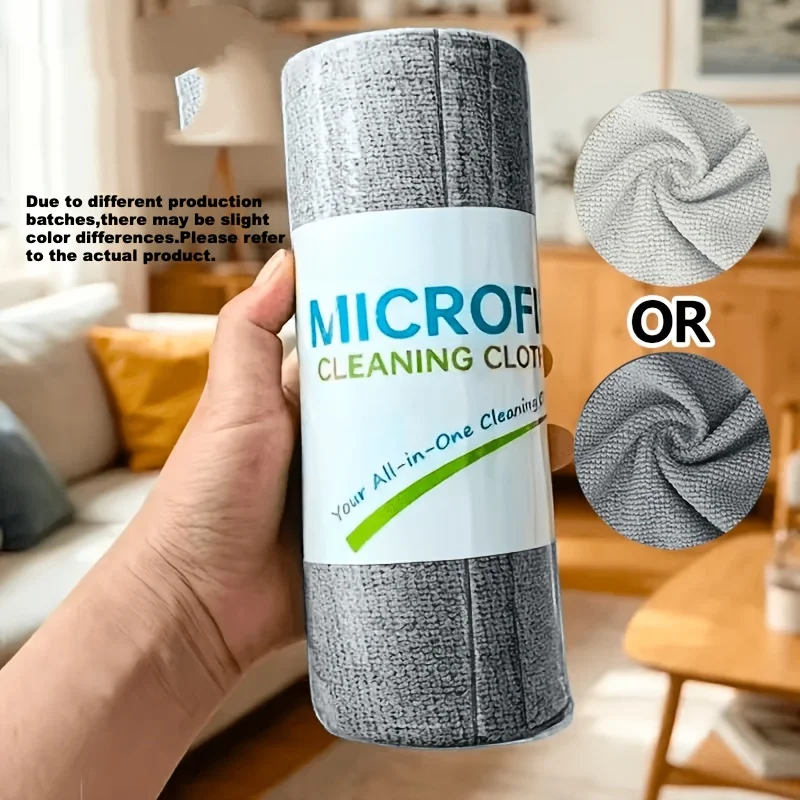 40/20 pieces of randomly colored dish towels, tear-off microfiber towels, kitchen towels, and tea towels are convenient and easy to use, reusable, washable, leave no water marks, and are highly absorbent. Suitable for