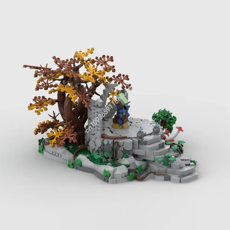 1363pcs Moc 마법의 서클 모듈 형성 성 건축 모델 빌딩 블록 조립 벽돌 장난감 어린이 DIY 교육 선물