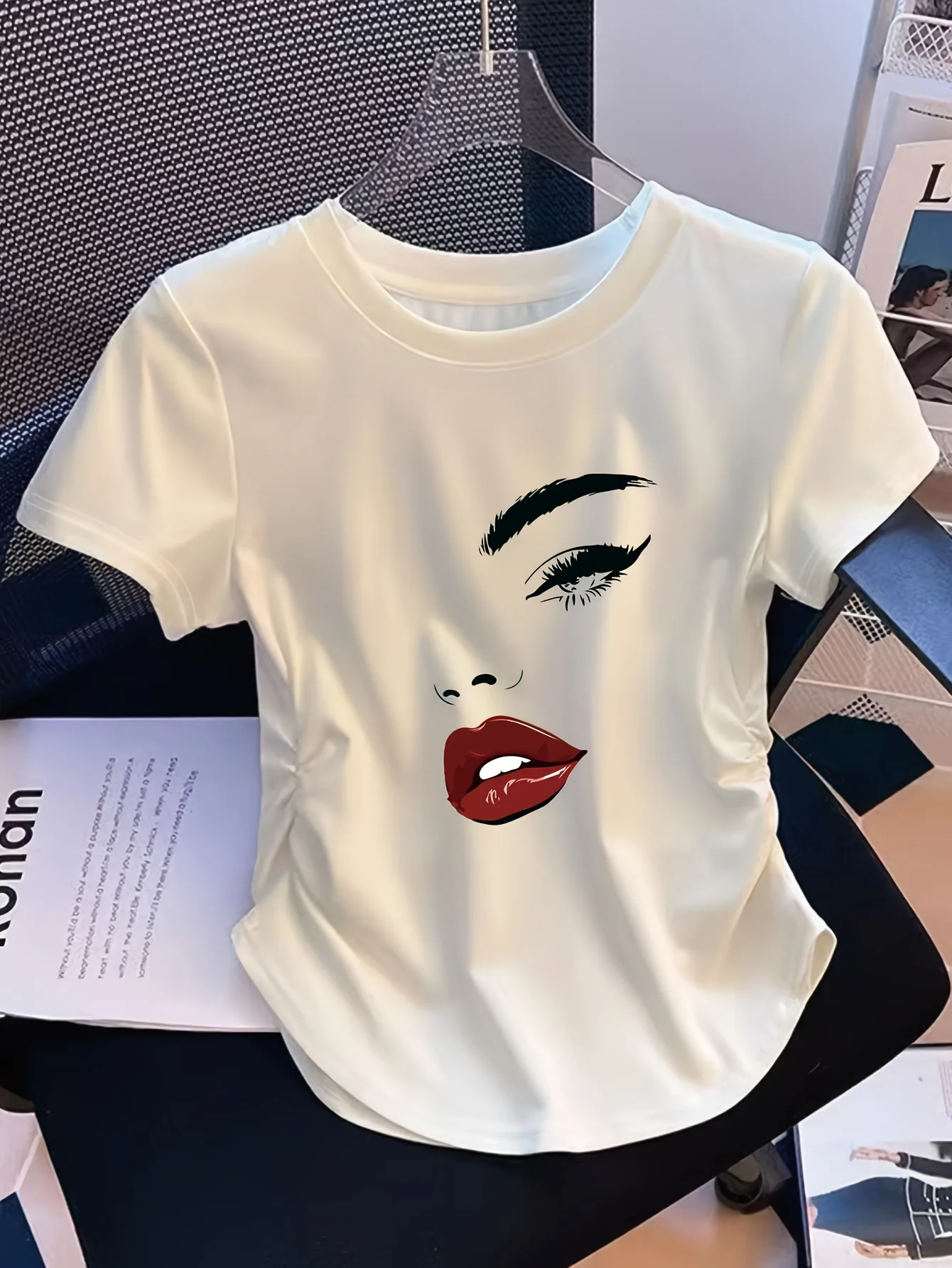 Summer Women's Women PARIS Italy Print T Shirt