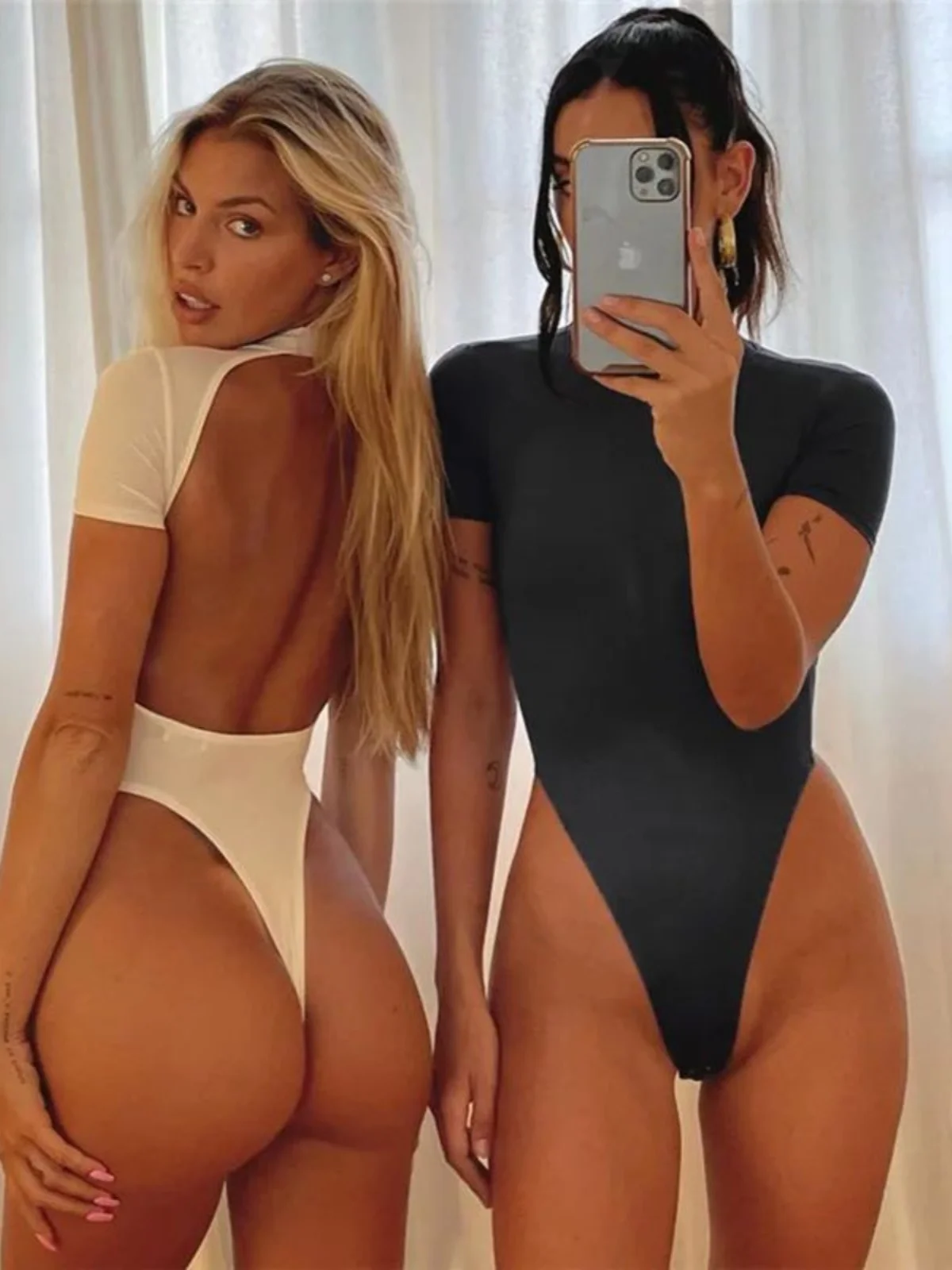 

Женский комбинезон Slim Fit с круглым вырезом, уличный стиль, средняя талия, прямые брюки, модная повседневная одежда