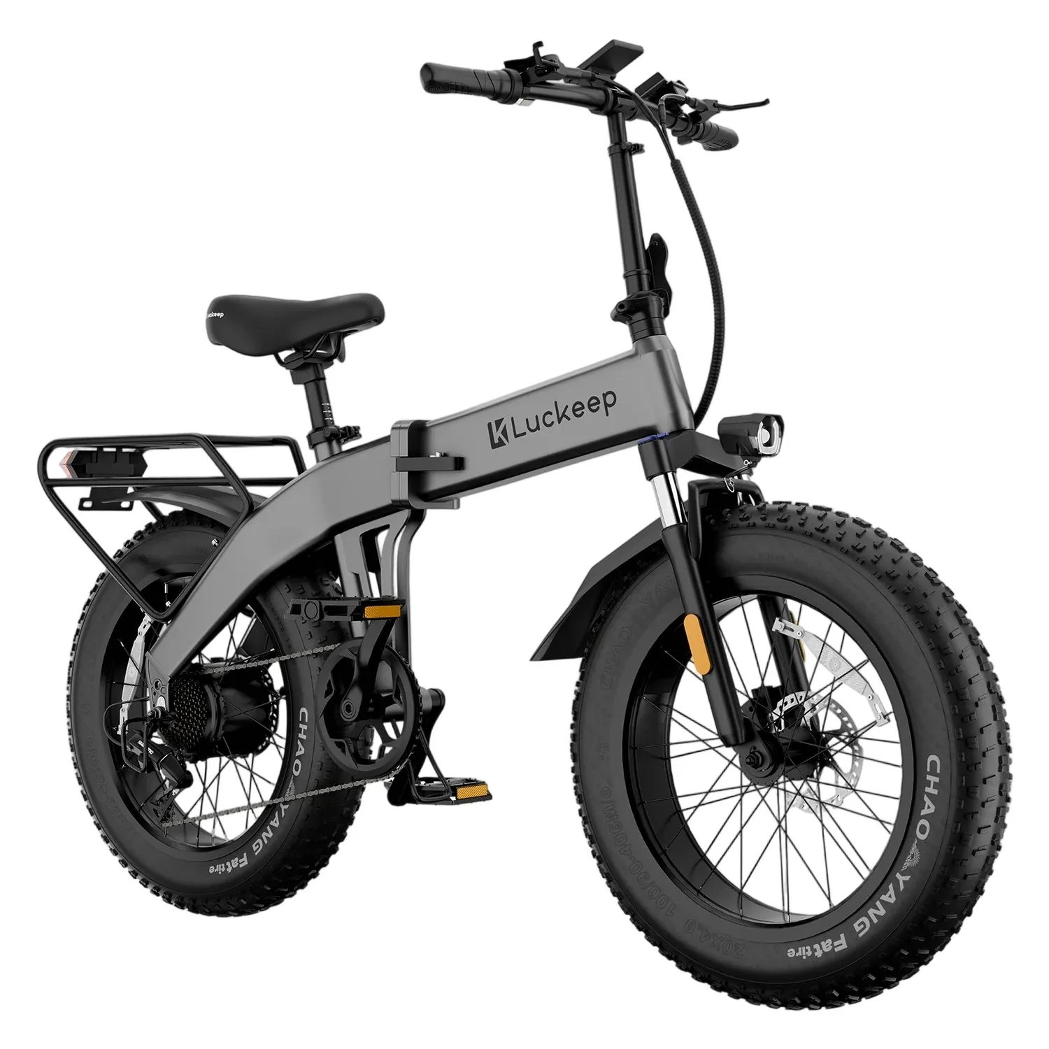 

Grey LUCKEEP X1 Lite 20" Folding Electric Bike 750W(1200W Peak) Motor 48V 15Ah Battery