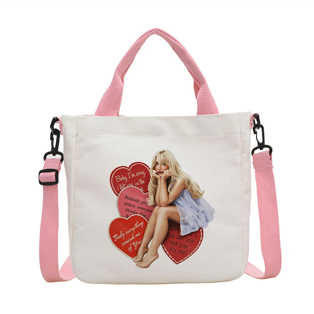 

Sabrina Carpenter tote bag sac cabas bolsas de tela shoulder totebag reusable femme