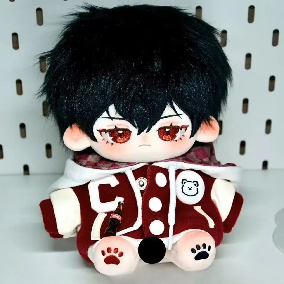 ตุ๊กตาผ้าฝ้าย "ไออิงอิง ไอหยิน" 20 ซม. ชุดเปลือยเท่ๆ มีสินค้าในสต็อก เปลี่ยนชุดได้ ตุ๊กตาเด็กเปลือยมีหูและหาง