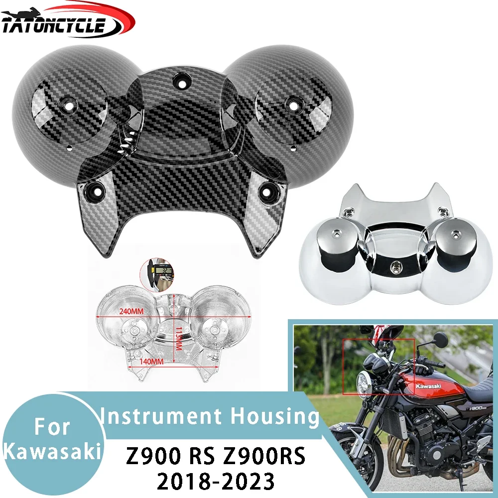 

For Kawasaki Z900RS Z900 RS 2018-2025 2024 2023 Motorcycle Speedometer Tachometer Dash Board Outer Case Cover Instrument Housing