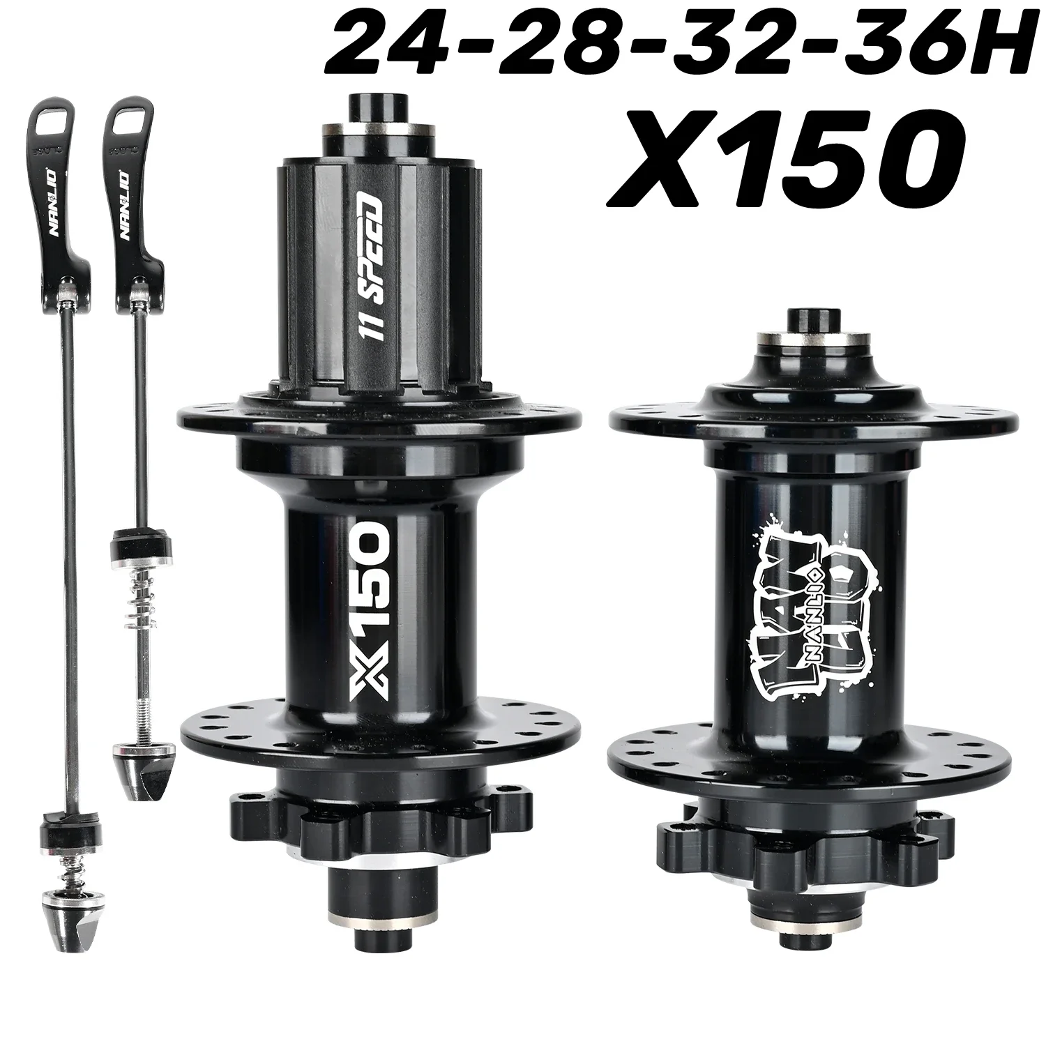 

Велосипедные ступицы Nanlio-X150 Noise Big Sound Hub, 6 собак, 3 зуба, 150HD 24, 28, 32, 36 отверстий, герметичные подшипники, 8–12 скоростей, гладкие